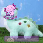 عروسک پولیشی دایناسور سبز