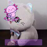 عروسک پولیشی گربه پاپیونی