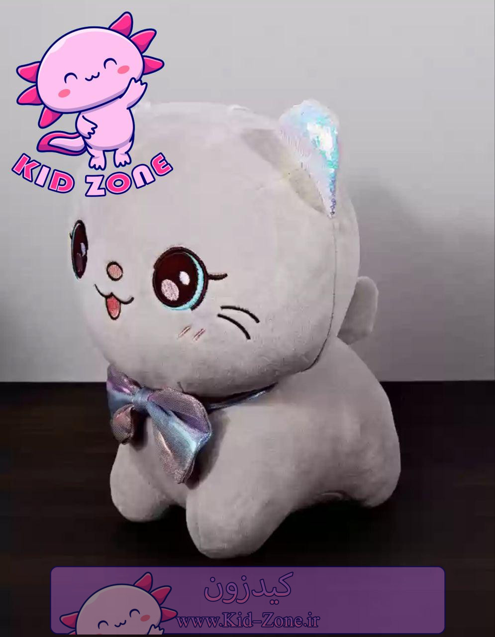 عروسک پولیشی گربه پاپیونی