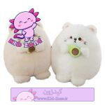 عروسک پولیشی گربه آووکادو به دست