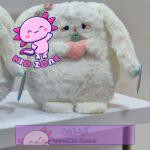 عروسک پولیشی خرگوش توت فرنگی به دست