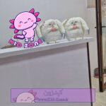 عروسک پولیشی خرگوش توت فرنگی به دست