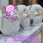 عروسک پولیشی خرگوش توت فرنگی به دست