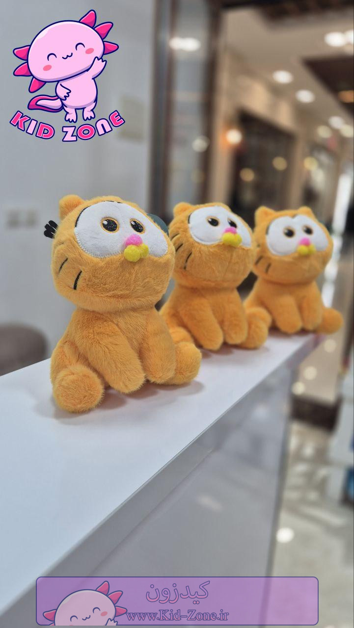 عروسک پولیشی گربه گارفیلد نشسته