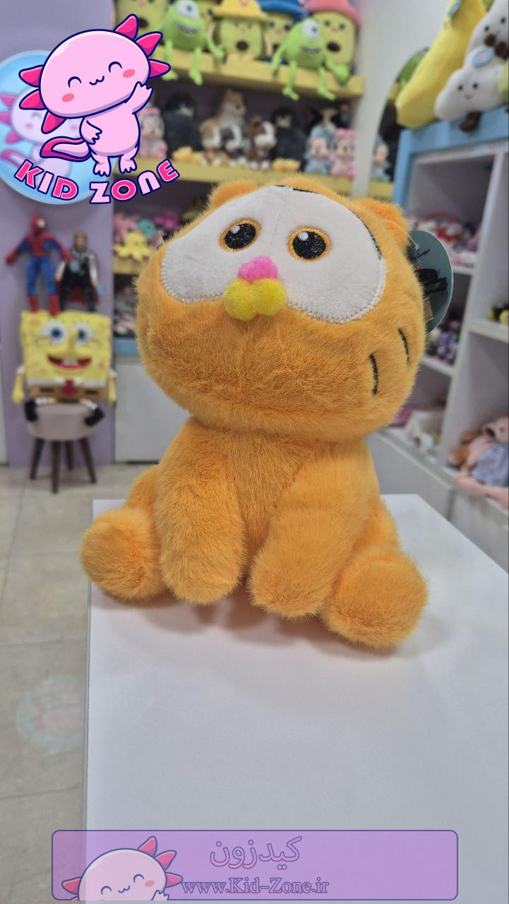 عروسک پولیشی گربه گارفیلد نشسته