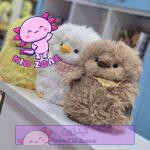 عروسک جوجه پشمالو با دستمال گردنی