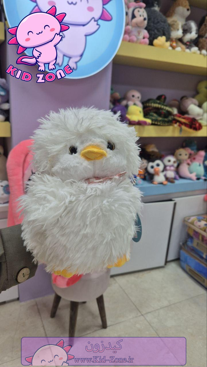 عروسک جوجه پشمالو با دستمال گردنی